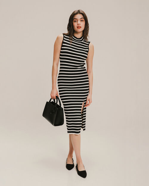 Vestido Punto Cuello Perkins
